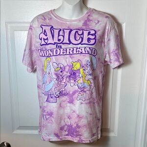 Disney Alice in Wonderland Tie-Dye Tee Size Medium